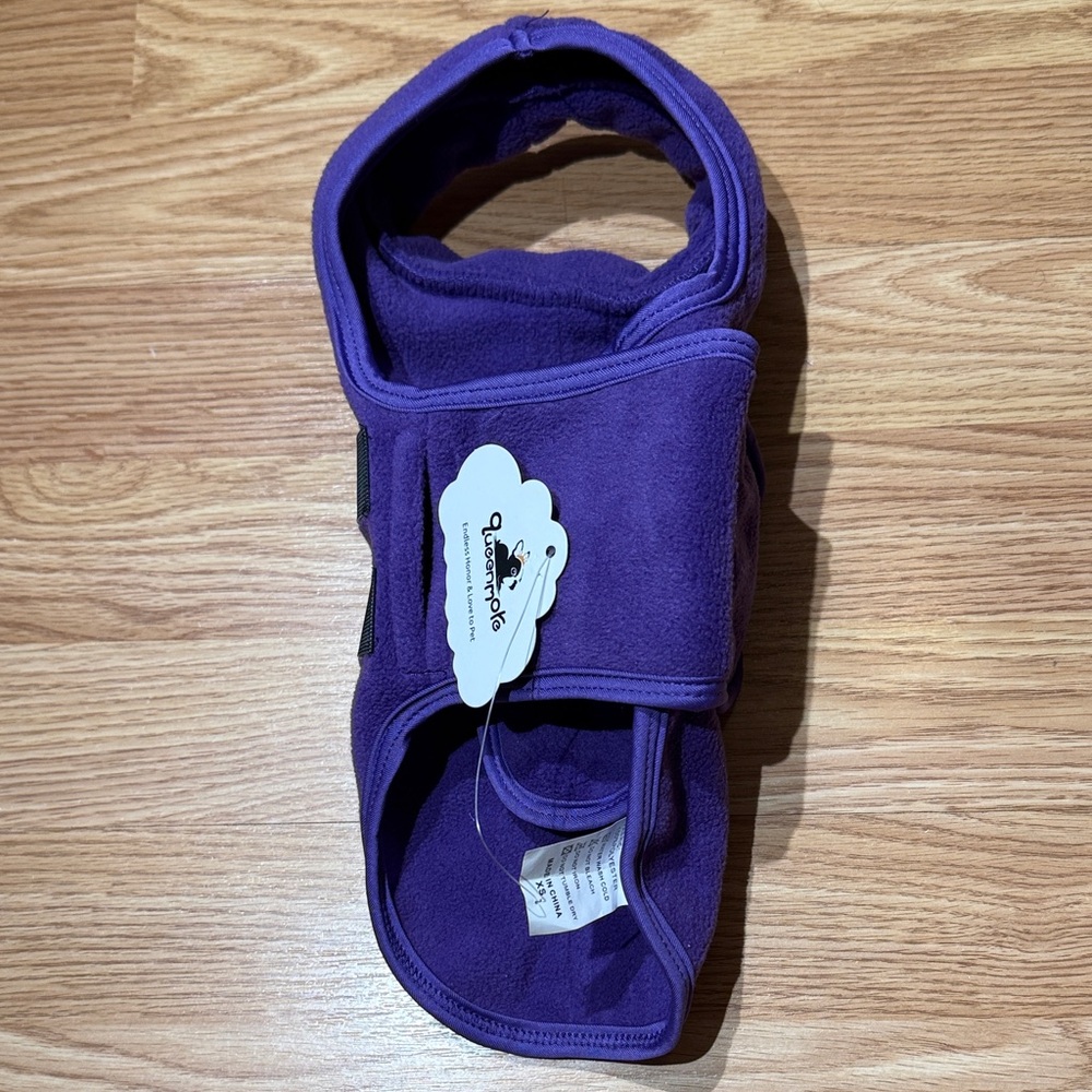 Fleece dog coat sz xs